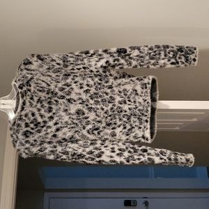 Animal print sweater